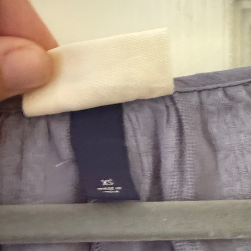 Universal Thread Mauve Blue Cropped Blouse - Picture 6 of 7